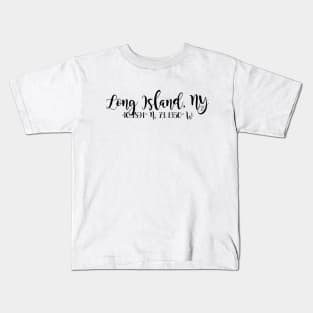 Long Island, New York Kids T-Shirt